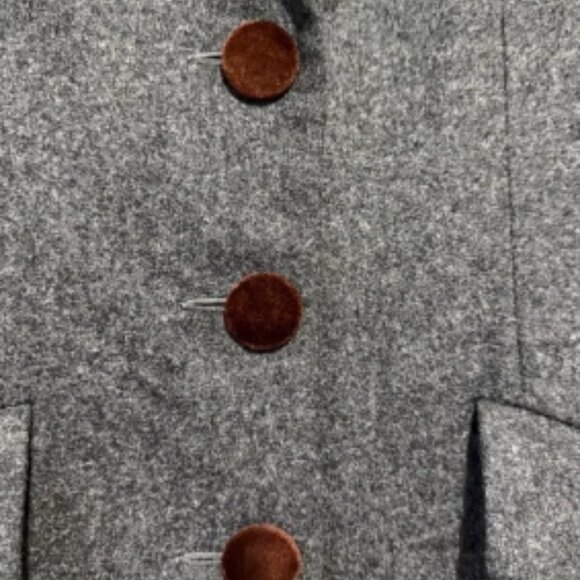 Vintage Carolyne Roehm Wool Blazer Size 6 - Picture 4 of 5